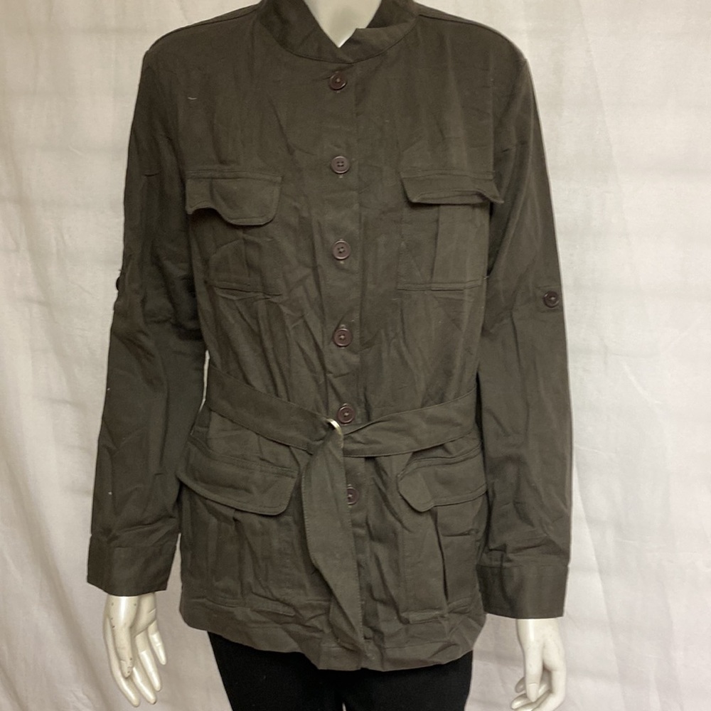 BNWT Army Green Jacket Jennifer and Grace Small